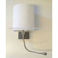 Hotel Room Decorative Brushed Nickel Wall Lamp with LED